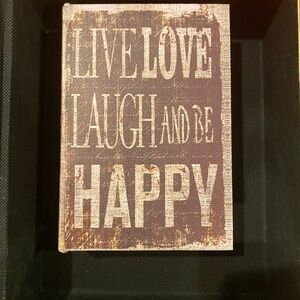 Live Love Laugh Keepsake Box